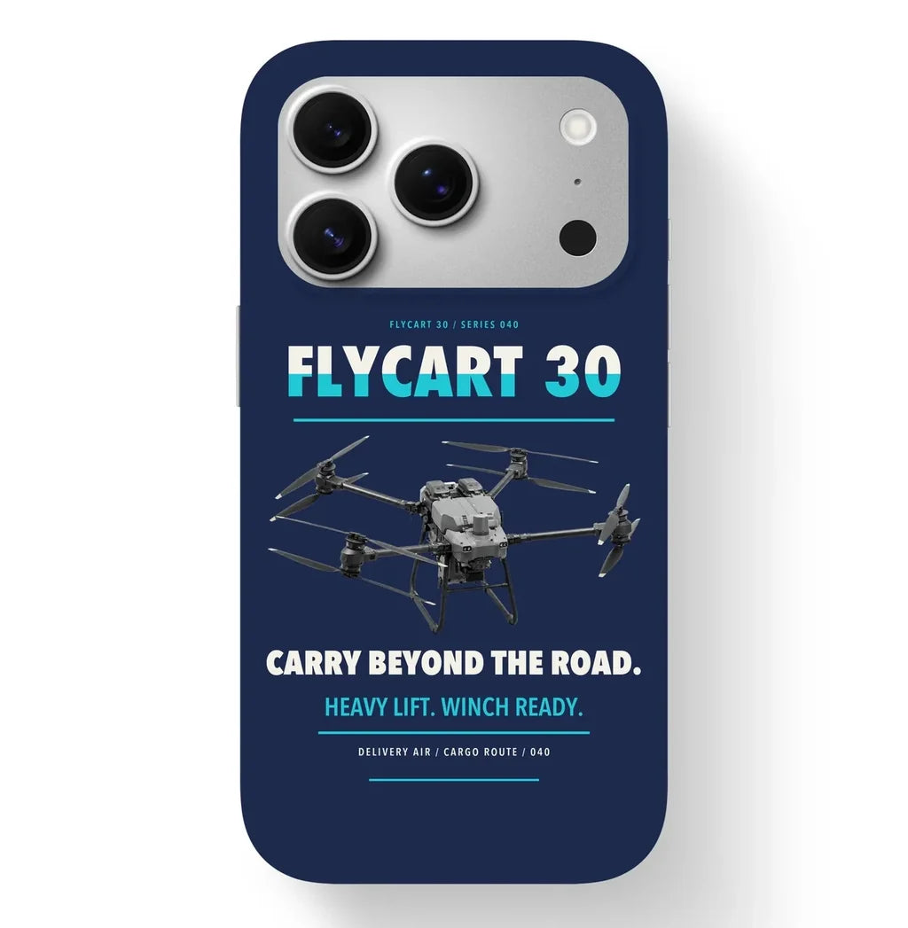 DJI FlyCart 30 Case design on navy blue iphone case