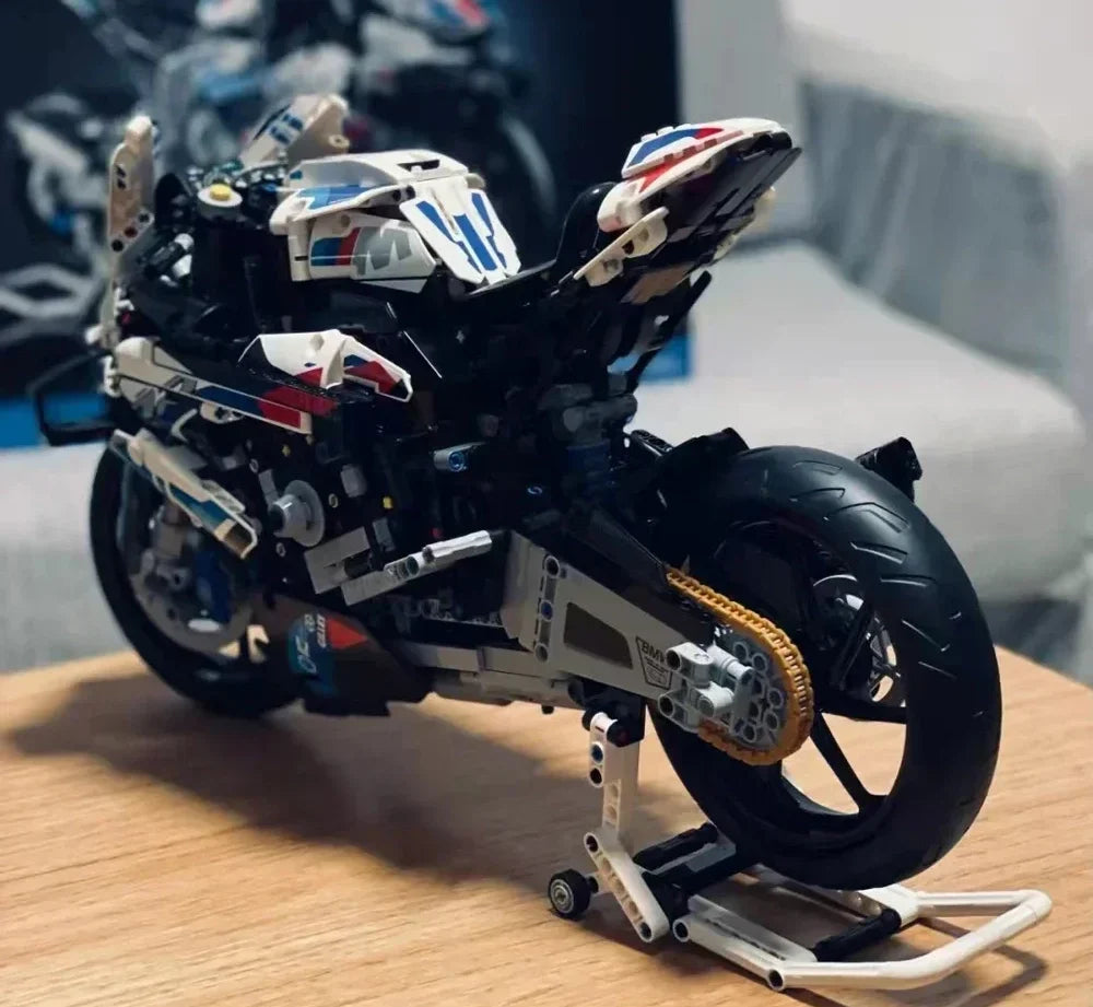 1920Pcs BMW M1000RR For Building Blocks Motorcycle Model - view 12