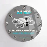 Thumbnail for DJI Neo design on gray no frame wall clock