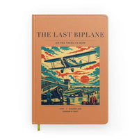 Thumbnail for VINTAGE G4054 - The Last Biplane - Designed Notebooks design on orange