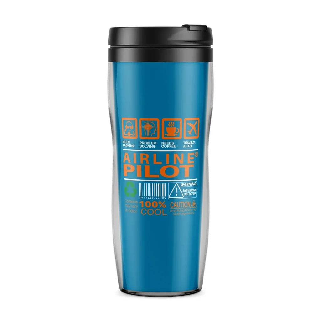 Airline Pilot Label Travel Mug - view 12
