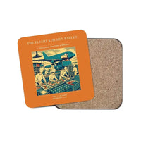 Thumbnail for The Flight Kitchen Ballet - Designed Coasters design on orange 1-piece