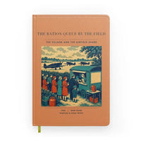 Thumbnail for VINTAGE G4522 - The Ration Queue By The Field - Designed Notebooks design on orange