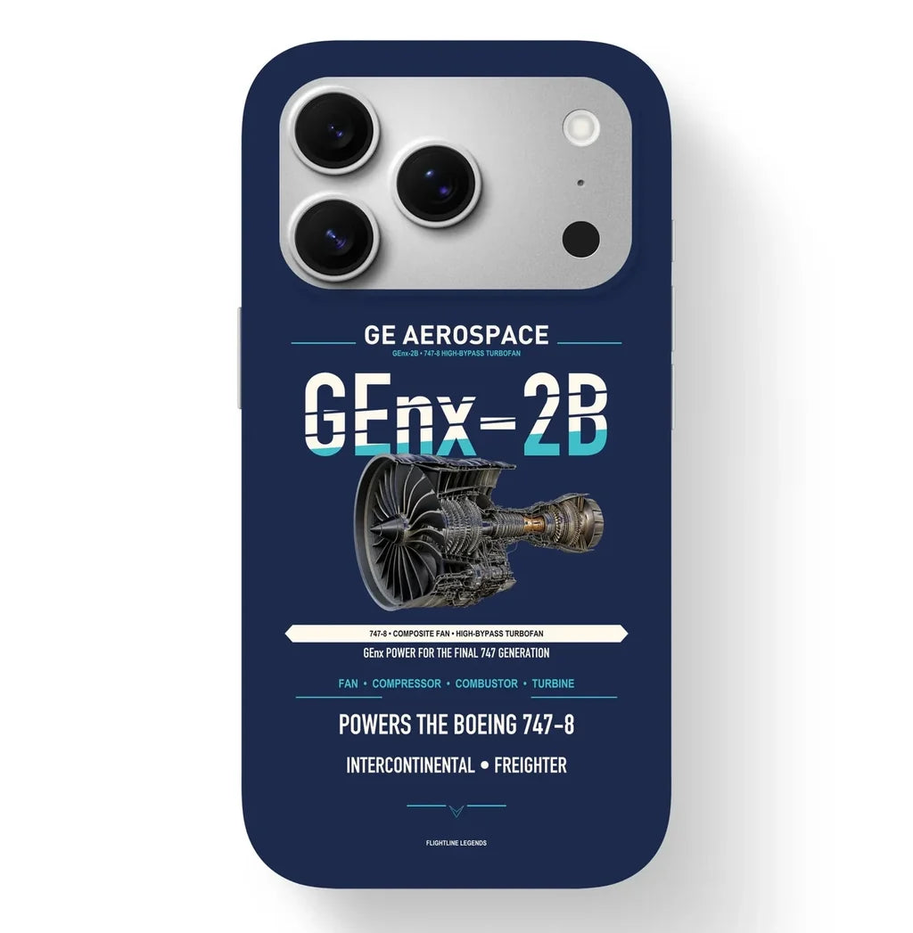GEnx-2B Case design on navy blue iphone case