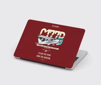 Thumbnail for Cessna 177B Cardinal design on dark red MacBook case