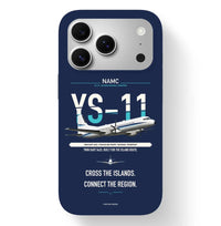 Thumbnail for NAMC YS-11A Case design on navy blue iphone case