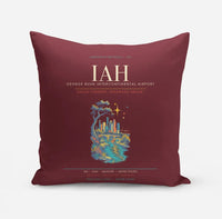 Thumbnail for Houston George Bush Intercontinental Airport IAH - Dark Red