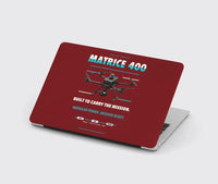 Thumbnail for DJI Matrice 400 design on dark red MacBook case