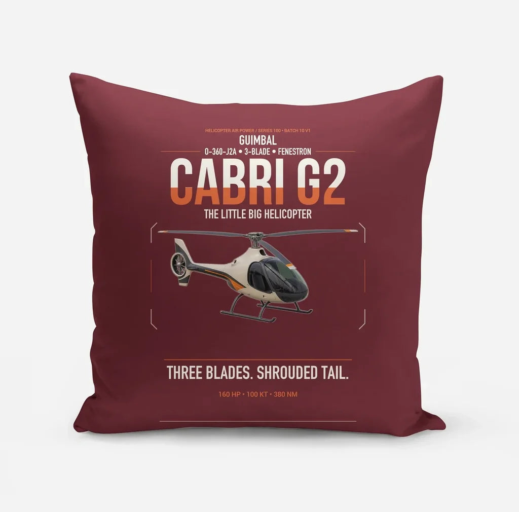 Guimbal Cabri G2 design on dark red pillow