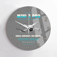 Thumbnail for DJI Mini 3 Pro design on gray no frame wall clock