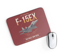 Thumbnail for F-15EX Eagle II design on dark red rectangle mouse pad