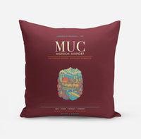 Thumbnail for Munich Airport MUC - Dark Red