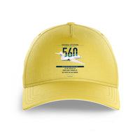 Thumbnail for Cessna Citation 560 - Citation V design on yellow printed hat
