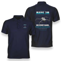 Thumbnail for DJI Mavic 3 Multispectral design on navy blue polo