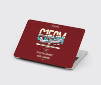 Thumbnail for Cessna 150M design on dark red MacBook case