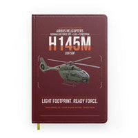 Thumbnail for Airbus Helicopters H145M LUH SOF design on dark red notebook