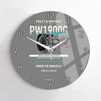 Thumbnail for PW1900G design on gray no frame wall clock