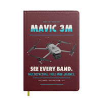 Thumbnail for DJI Mavic 3 Multispectral design on dark red notebook