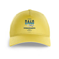 Thumbnail for Diamond DA40 design on yellow printed hat