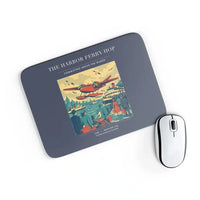 Thumbnail for VINTAGE G4361 - The Harbor Ferry Hop - Designed Mouse Pads design on navyblue rectangle