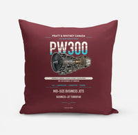 Thumbnail for PW300 design on dark red pillow