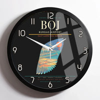 Thumbnail for Burgas Airport BOJ Wall-Clock Framed - Black