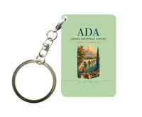 Thumbnail for Adana Sakirpasa Airport (ADA) design on light green key chain