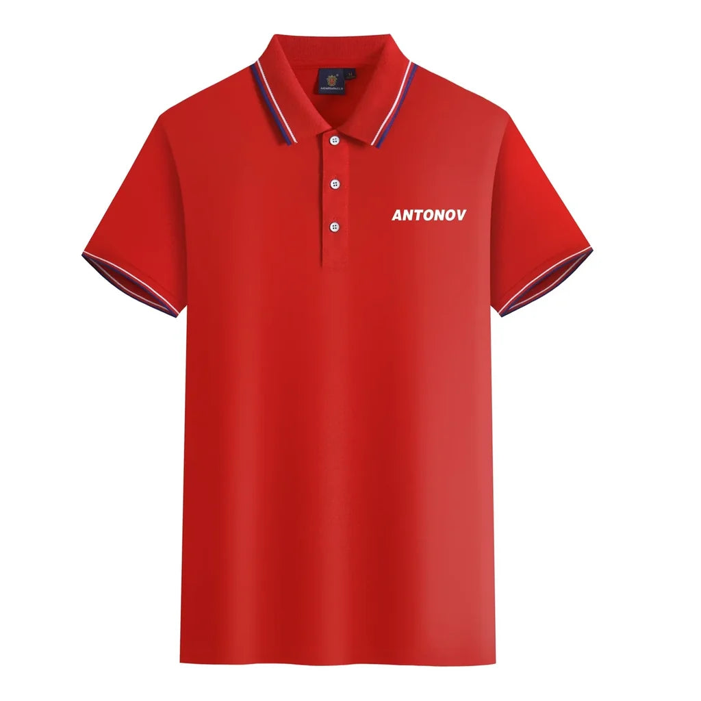 Customisable Antonov & Text Polo Shirt - view 12