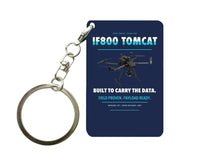 Thumbnail for Inspired Flight IF800 Tomcat Key Chain design on navy blue key chain