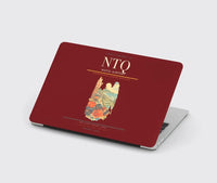 Thumbnail for Noto Airport (NTQ) design on dark red MacBook case