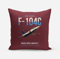 Thumbnail for F-104C Starfighter design on dark red pillow