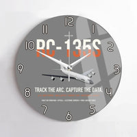 Thumbnail for RC-135S Cobra Ball design on gray no frame wall clock