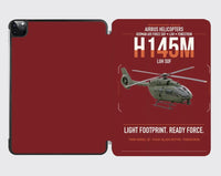 Thumbnail for Airbus Helicopters H145M LUH SOF design on dark red ipad tablet case