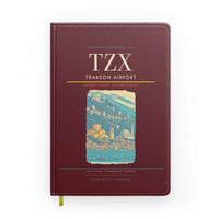 Thumbnail for Trabzon Airport (TZX) design on dark red notebook