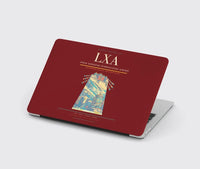 Thumbnail for Lhasa Gonggar International Airport (LXA) design on dark red MacBook case
