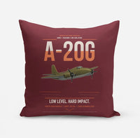 Thumbnail for A-20G Havoc design on dark red pillow
