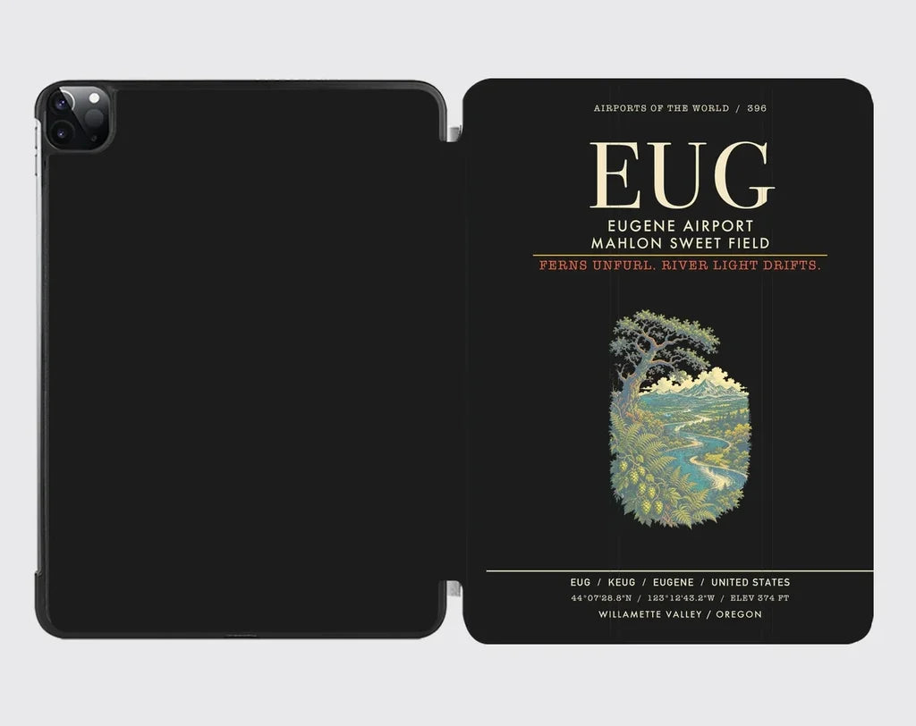Eugene Airport Mahlon Sweet Field EUG - Black