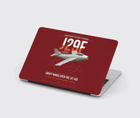 Thumbnail for Saab J 29F Tunnan design on dark red MacBook case