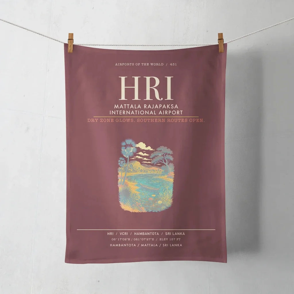 Mattala Rajapaksa International Airport HRI - Dark Red