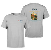 Thumbnail for Bornholm Airport (RNN) design printed on light gray double-side t-shirt