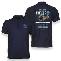 Thumbnail for TRENT 900 design on navy blue polo