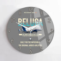 Thumbnail for Airbus A300-600ST BelugaST design on gray no frame wall clock