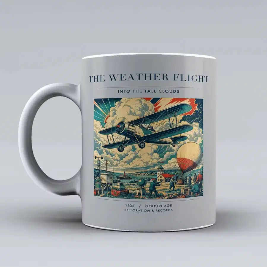 VINTAGE G4045 - The Weather Flight - Ceramic Mug design on lightgray