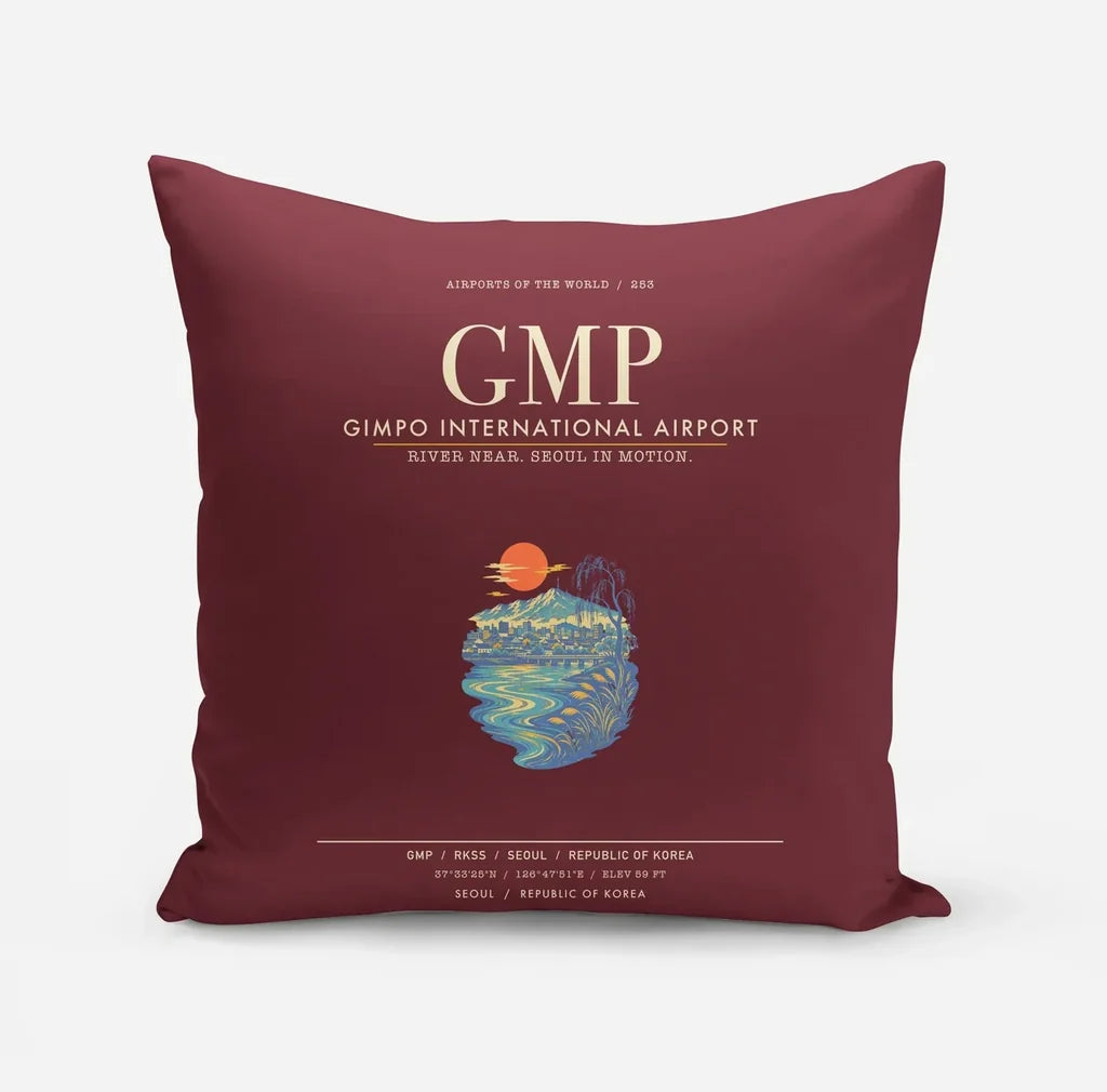 Gimpo International Airport GMP - Dark Red