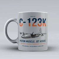 Thumbnail for C-123K Provider design on light gray ceramic mug, double-side print
