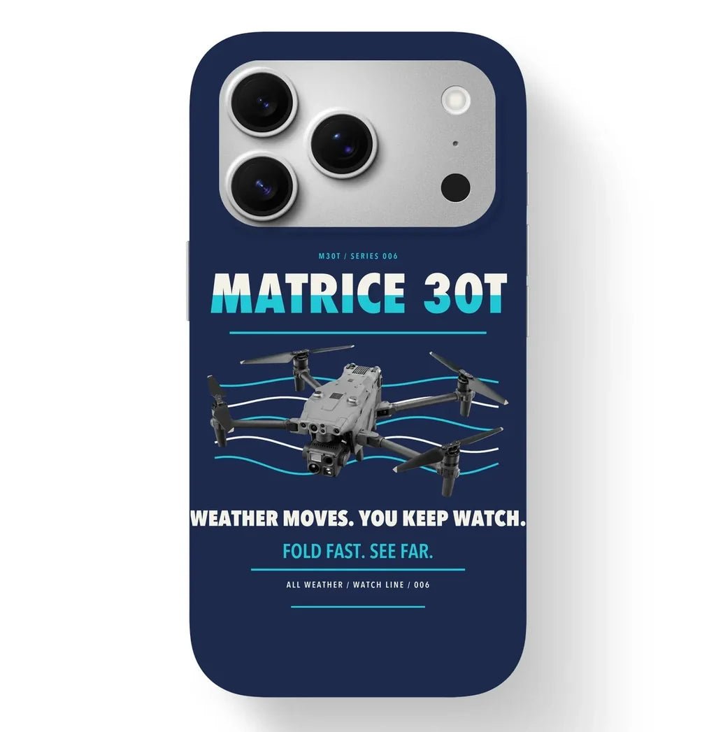 DJI Matrice 30T Case design on navy blue iphone case