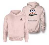 Thumbnail for Blackburn Buccaneer S2B design on pink double-side hoodie, double-side print
