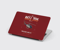 Thumbnail for Bell 205A-1++ design on dark red MacBook case