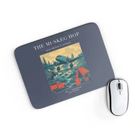 Thumbnail for VINTAGE G4282 - The Muskeg Hop - Designed Mouse Pads design on navyblue rectangle