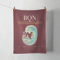 Thumbnail for Rafael Hernández Airport (BQN) design on dark red towel